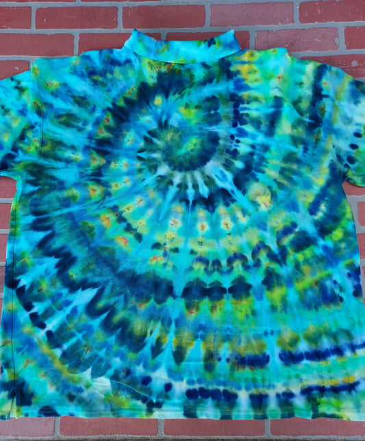 Men's Tiedye Polo Shirt 5X