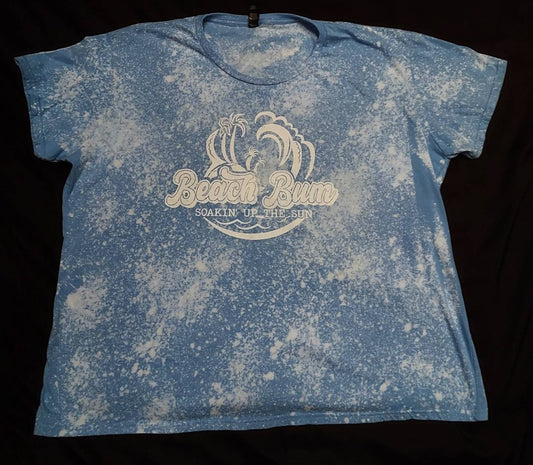 Beach Bum Bleached Tshirt 3X