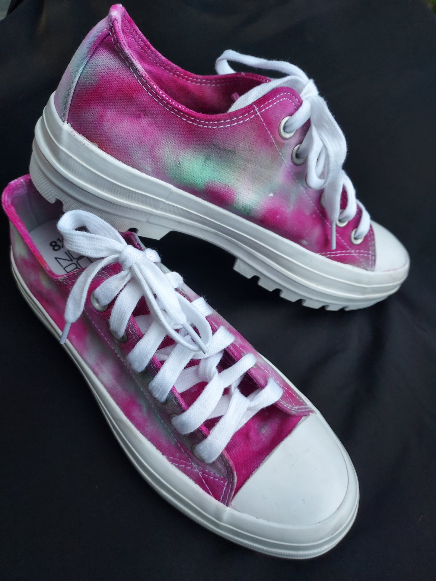 Tiedye Platform Shoes 8 1/2