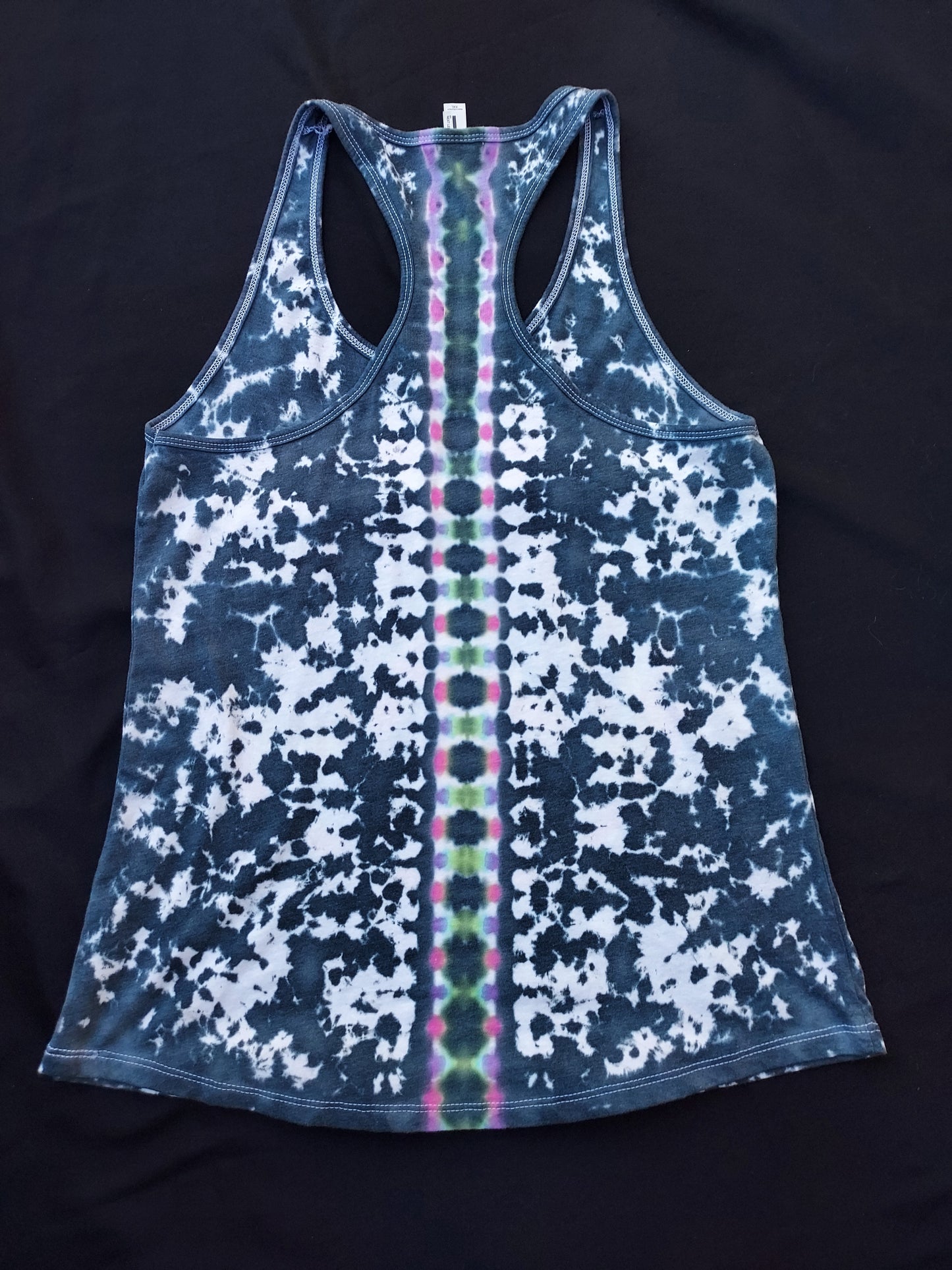 Peace sign Tiedye Ladies racerback tank 2X