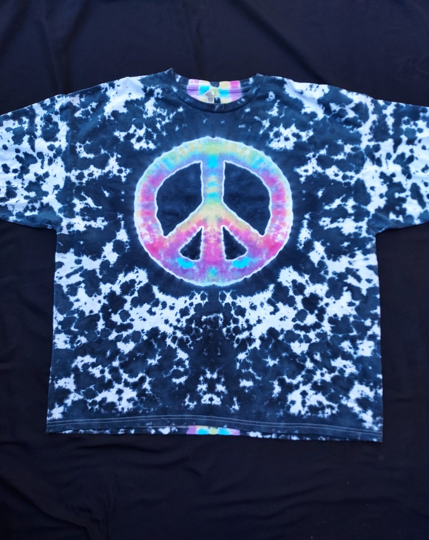 Peace sign Tiedye T-shirt 3X