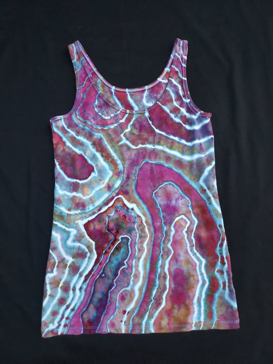 Icedyed Tiedye Geode tank top- Large ( Matching onesie optional)