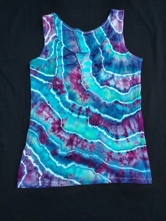 Icedye tiedye geode tank L