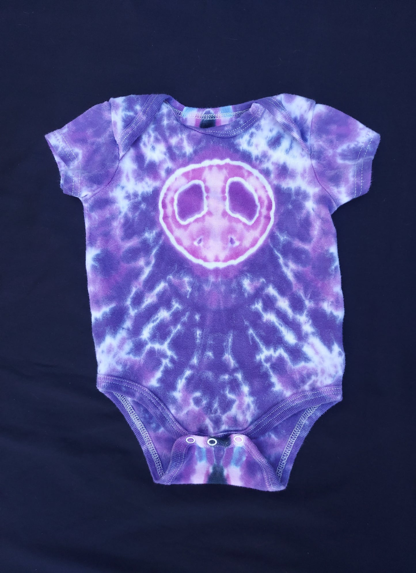 Tiedye Peace sign Onesie 6-9 mo