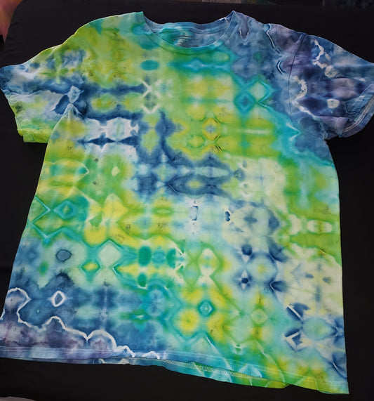 Glitch tiedye shirt 2x