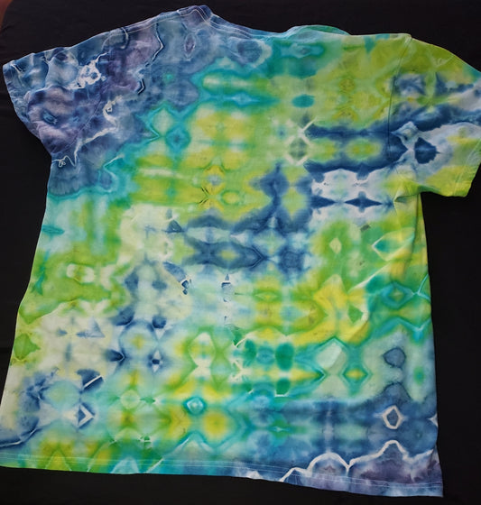 Glitch tiedye shirt 2x