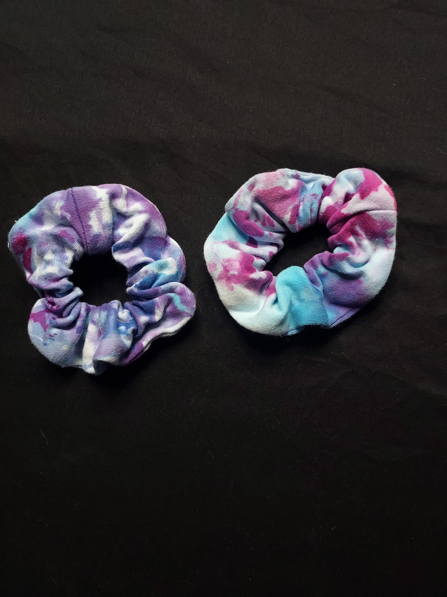 Tiedye scrunchies/ponytail holder