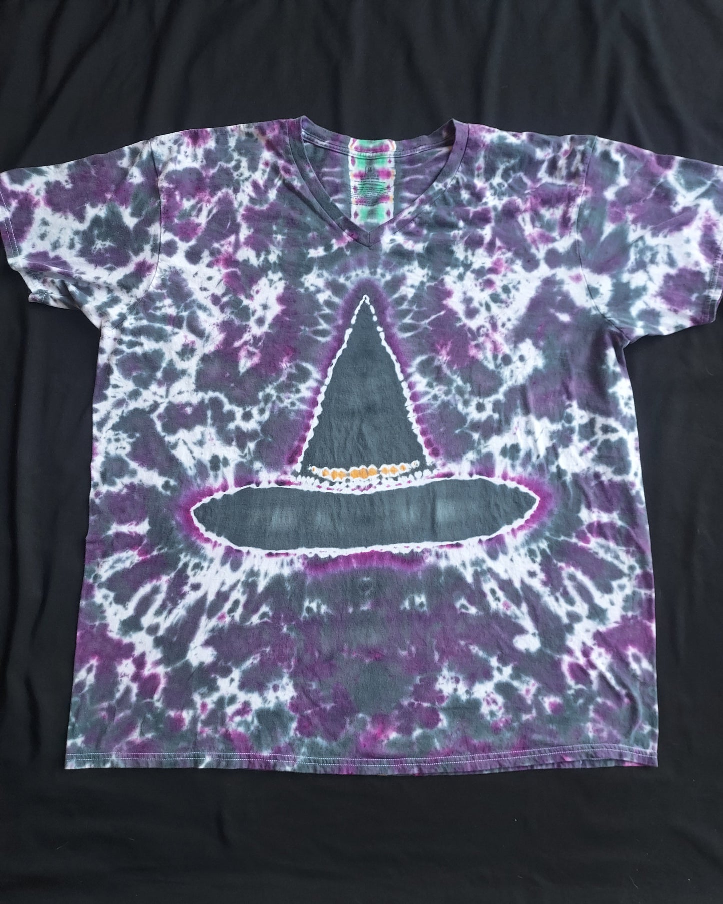 Witch Hat tiedye shirt