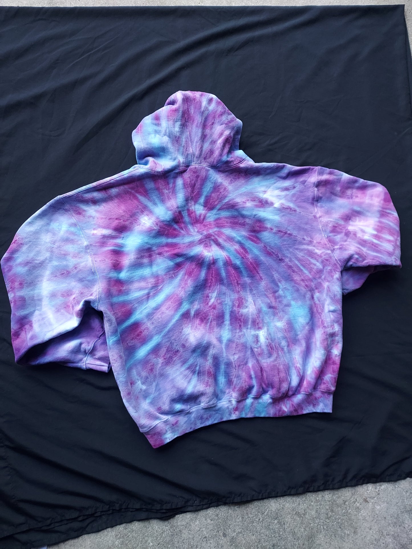 Purple Ice Spiral Hoodie - 2X