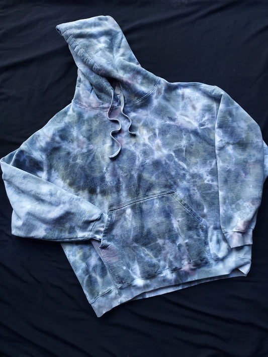 Grey Icedye Hoodie 3X