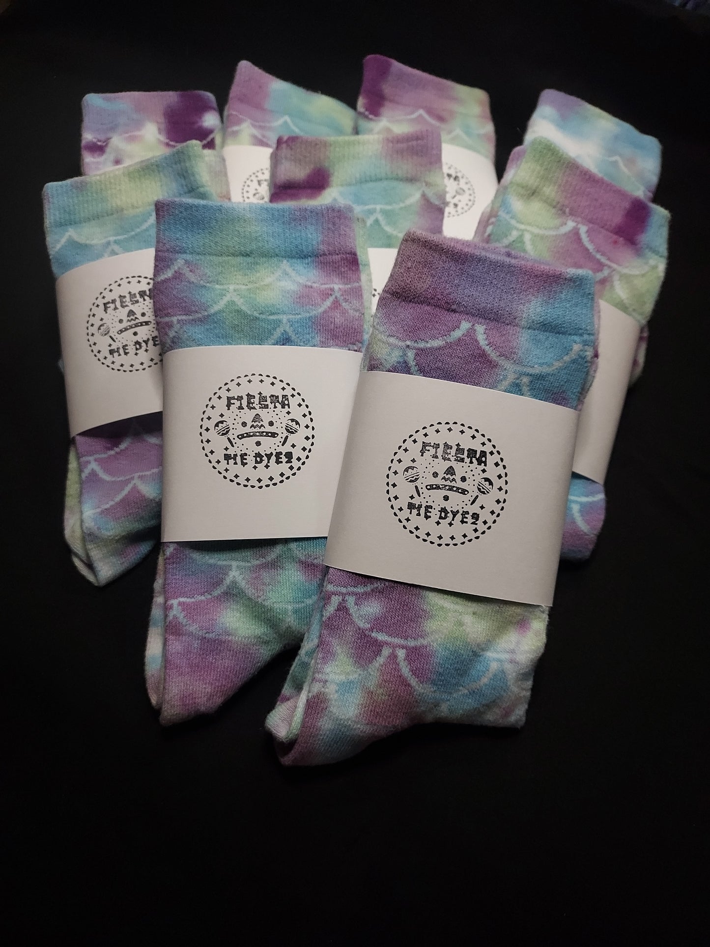 Tiedye Mermaid Socks