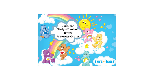 Pre-order Carebear Tiedye Tumbler boxes