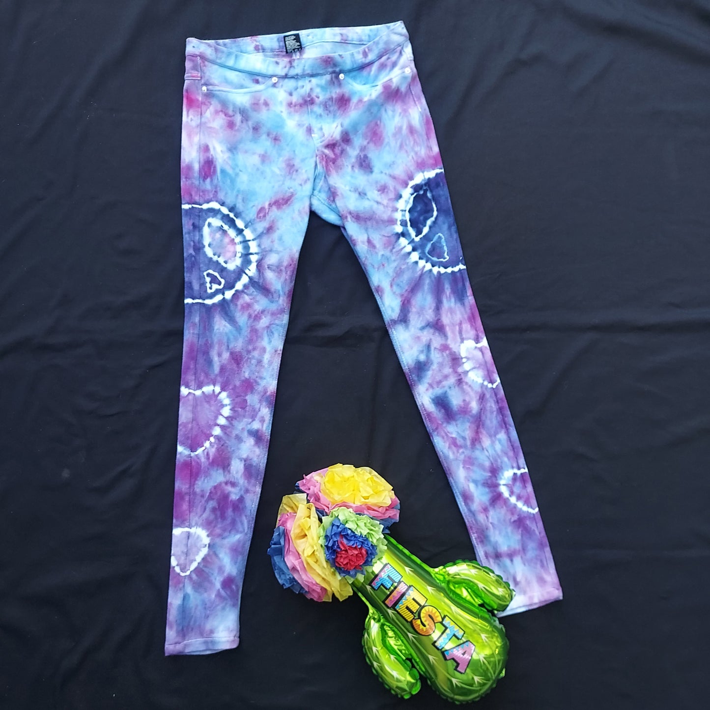 Peace & Love Tiedye leggings - Med