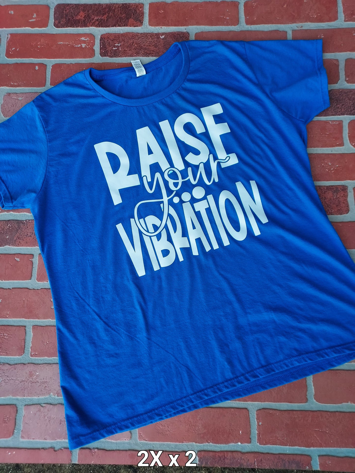 Raise your Vibration tee 2X