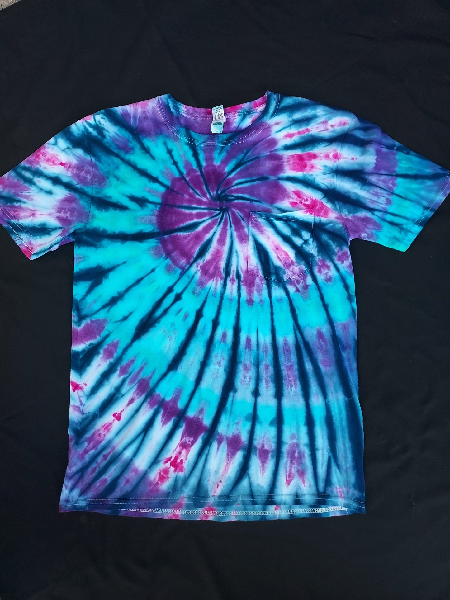 Tiedye pocket T-shirt - Med