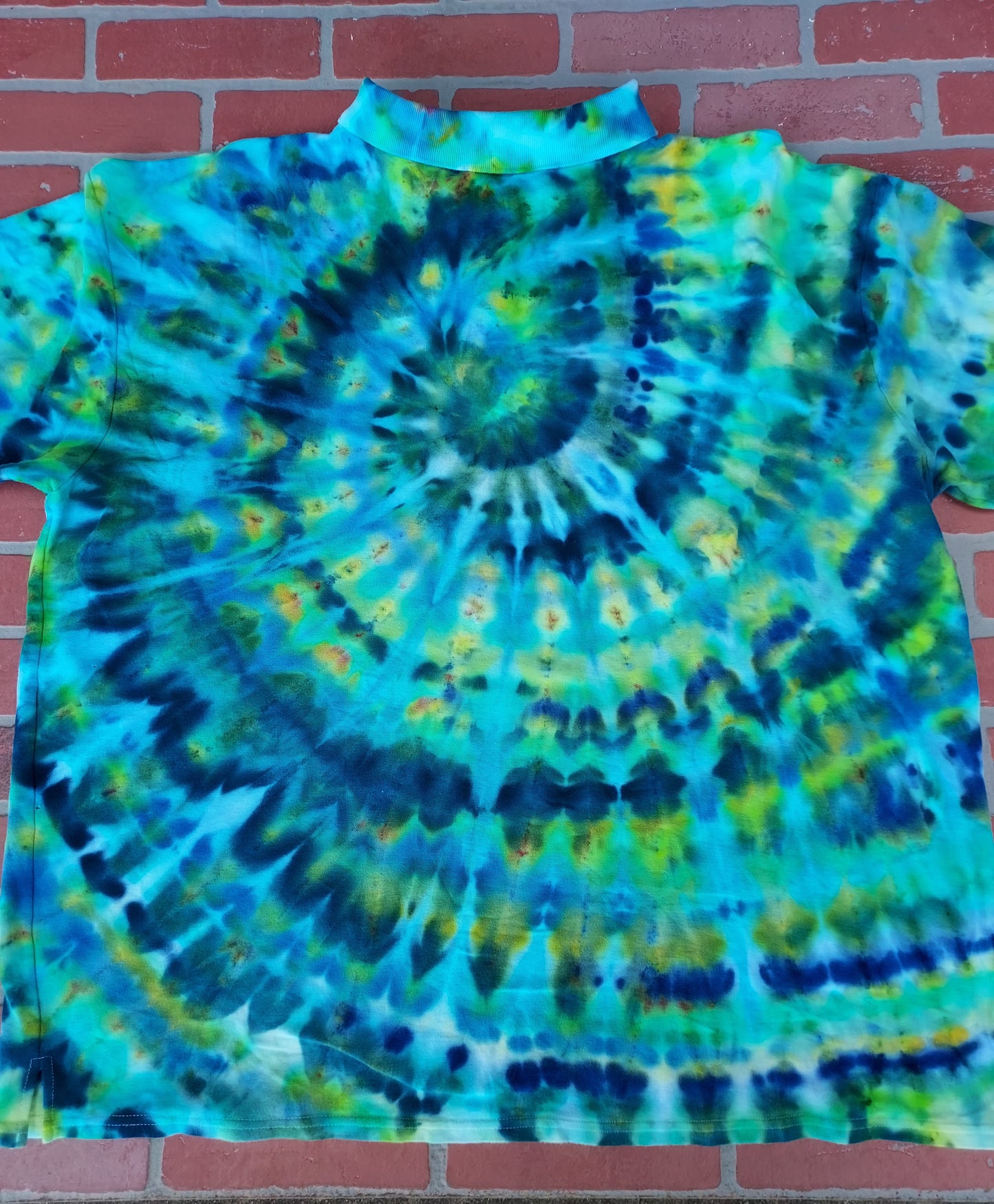 Men's Tiedye Polo Shirt 5X